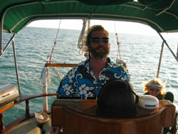 Man driving